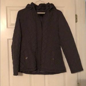 Weatherproof hooded puffer jacket